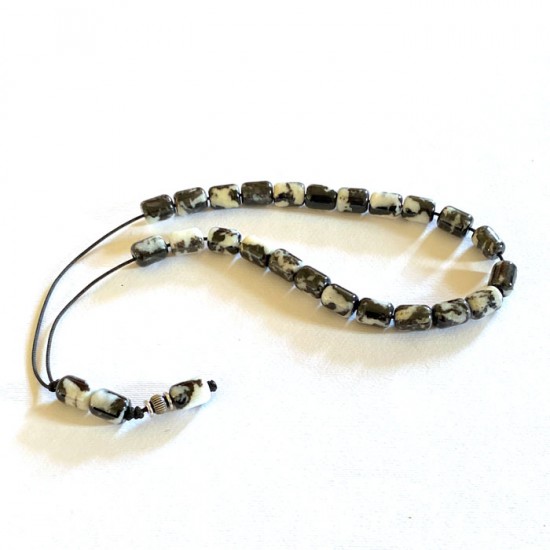 Κομπολόγια Από Ίασπις Zebra (Jasper 01)