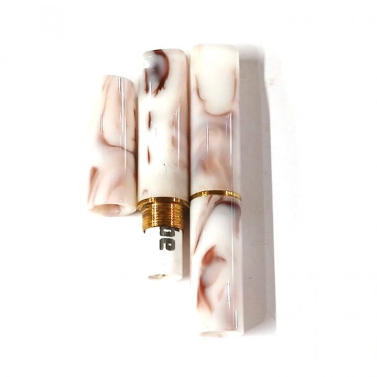 Πίπα Τσιγάρου GG Για Slim - Ultra Slim Λευκή - Καφε Marble