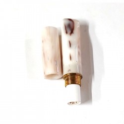 Πίπα Τσιγάρου GG Για Slim - Ultra Slim Λευκή - Καφε Marble