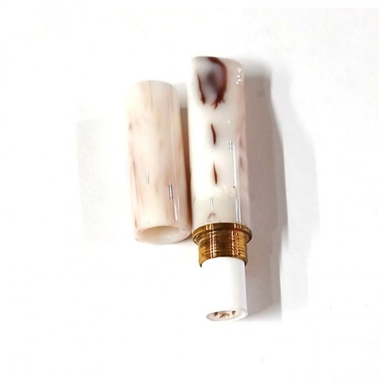 Πίπα Τσιγάρου GG Για Slim - Ultra Slim Λευκή - Καφε Marble