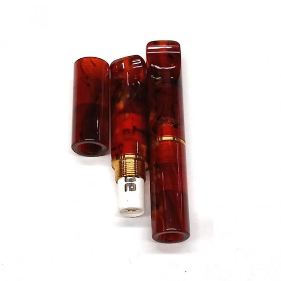 Πίπα Τσιγάρου GG Για Slim - Ultra Slim Μαύρη - Μπορντό Marble