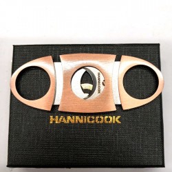 Πουροκόφτης Hannicook Μεταλλικός (HAN-254) Rose Gold Straight-Cut